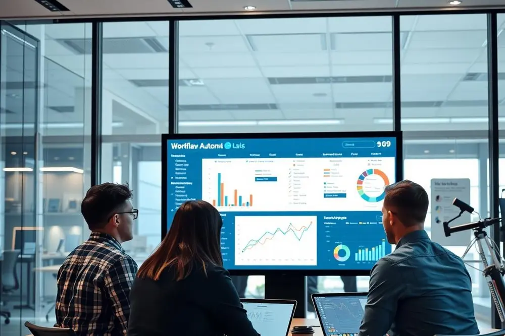Equipes usando n8n para automatizar processos e monitorar tarefas