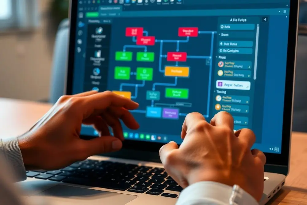 Configuração inicial de fluxos no n8n para automação empresarial
