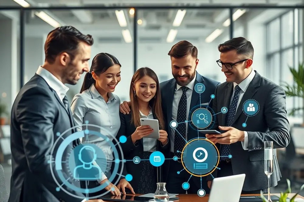 automação otimizando processos em empresas modernas