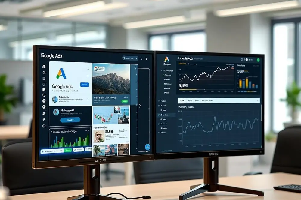 Comparação entre Google Ads e Meta Ads para investimento inicial em marketing digital