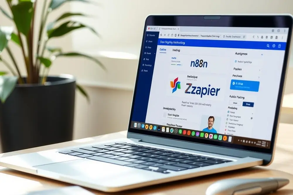 Comparação da ferramenta de automação n8n e Zapier para marketing digital e pequenas empresas