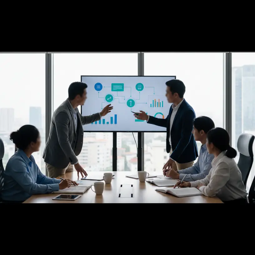 Gerenciamento de equipes em marketing digital para operações de alta complexidade