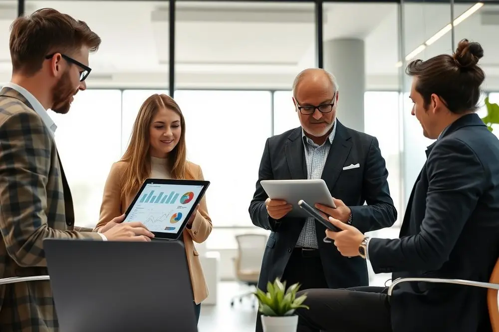 Equipe avaliando planos de hospedagem para infraestrutura digital que não derruba vendas