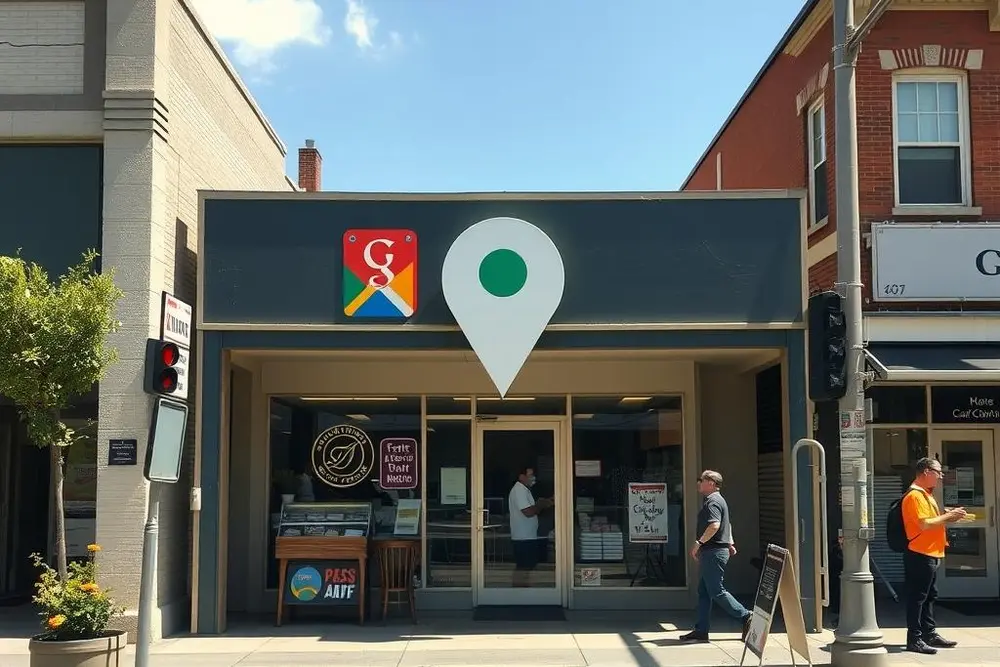 Pequena empresa aplicando SEO local com Google Meu Negócio para atrair clientes próximos