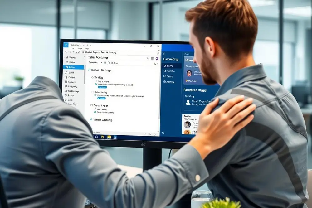 Sistema de segurança configurado para otimizar Windows 11 em pequenas e médias empresas